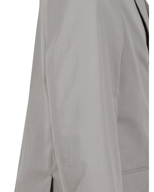 Jil Sander Gray Single-Breasted Blazer for men