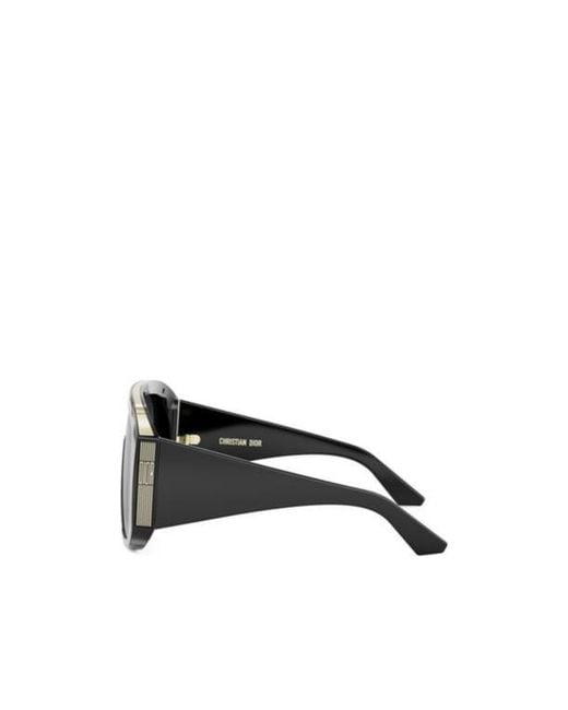 Dior Gray Eyewear Graphique M2U Shield Sunglasses