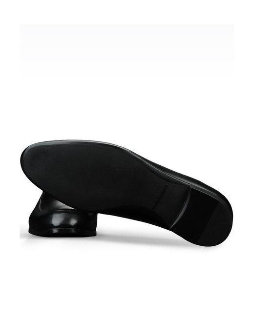 Emporio Armani Black Logo Business Casual Shoes for men