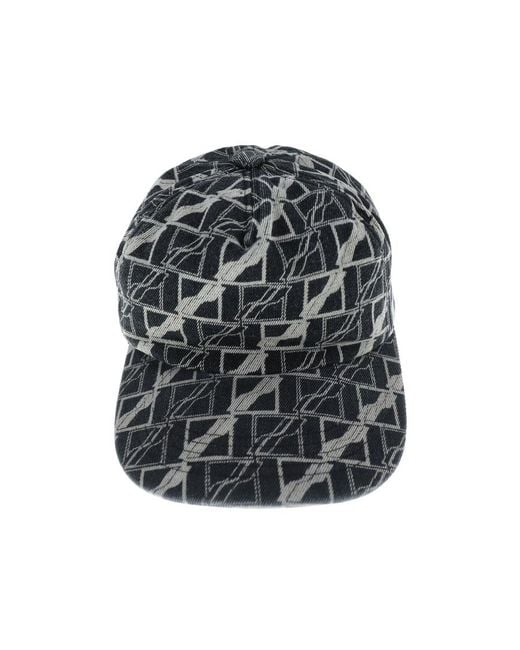 we11done Black Logo Baseball Hat for men