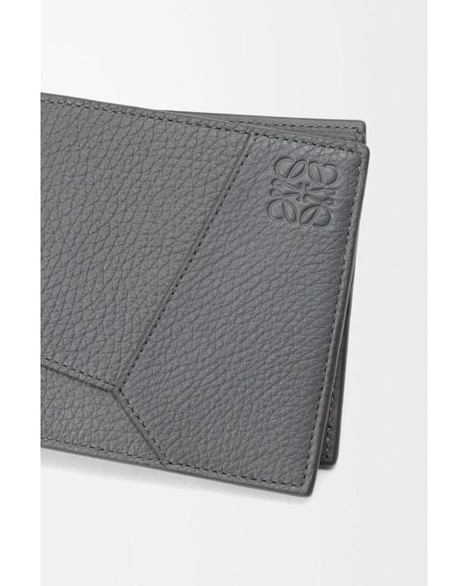 Loewe Gray Puzzle Bifold Wallet for men