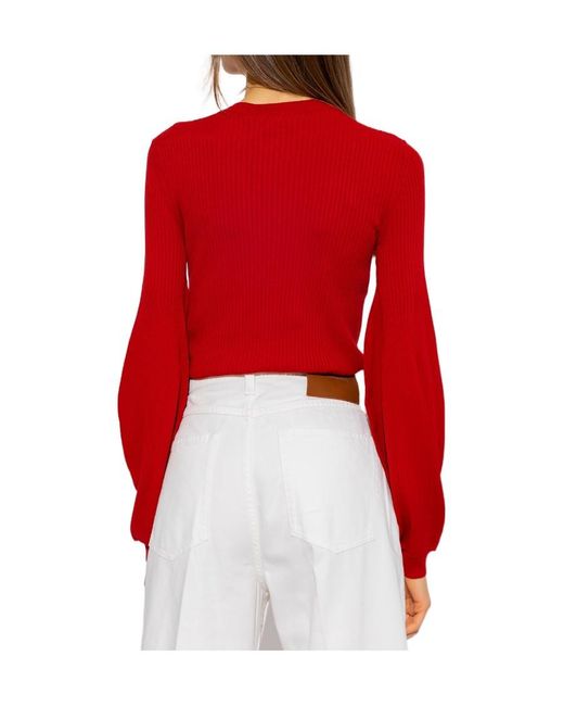 Stella McCartney Red Rib Sweater
