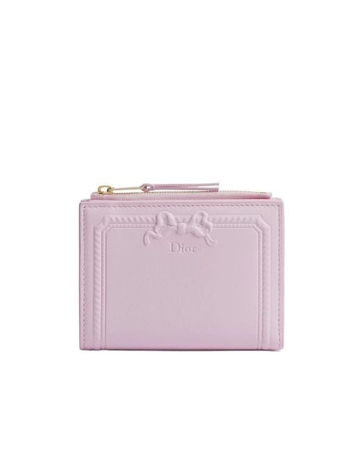 Dior Purple Médaillon Dahlia Wallet