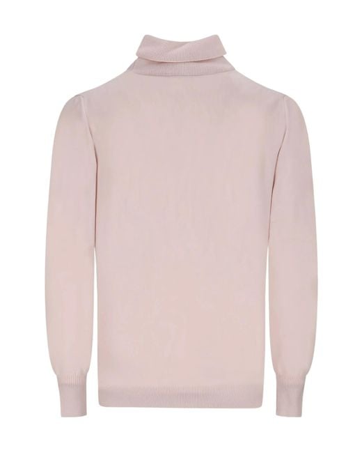 Lardini Pink Turtleneck Sweater for men
