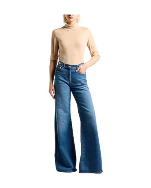 Max Mara Natural Solid Lightweight Wool Knit Top