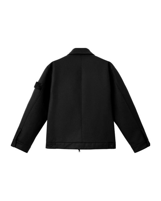 Stone Island 1200027 Performance Flannel Ghost in Black for Men | Lyst