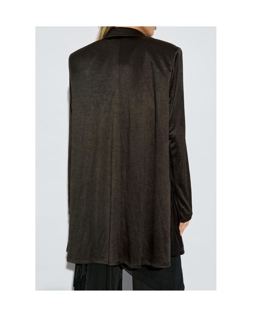 DIESEL Black G-Ardenia Ruffle Detailed Blazer