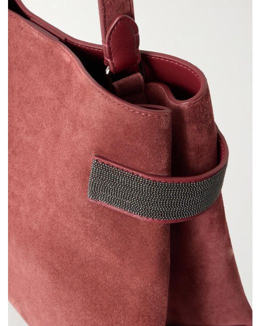 Brunello Cucinelli Red Single-Handle Handbag