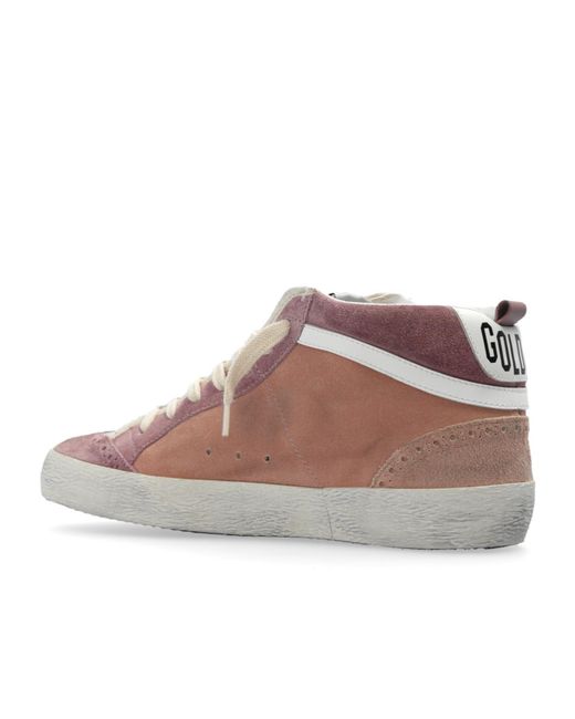 Golden Goose Deluxe Brand Brown Double Quarter Mid-Star Sneakers