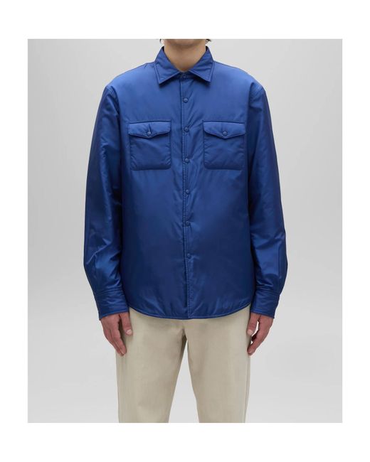 Aspesi Blue Camicia 13 Piu' Shirt for men