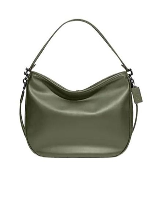 COACH Green Soft Tabby Shoulder Bag