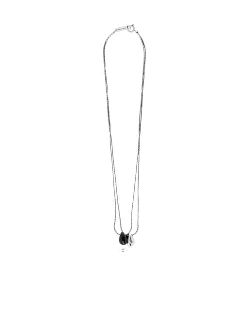 Isabel Marant White Pendant Necklace for men