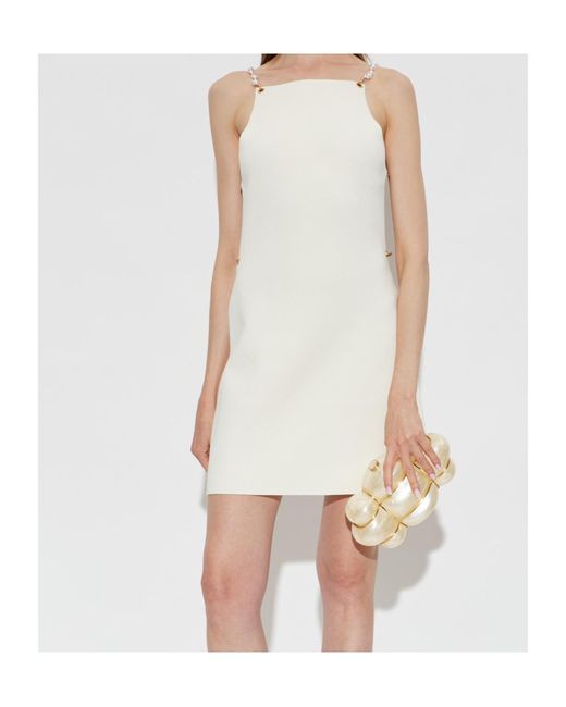 Cult Gaia White Sleeveless Dress