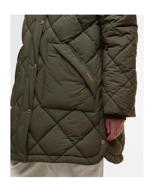 Barbour Green Hooded Cotton Jacket
