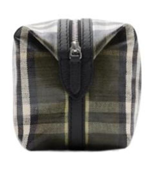Burberry Gray Highlands Travel Pouch for men