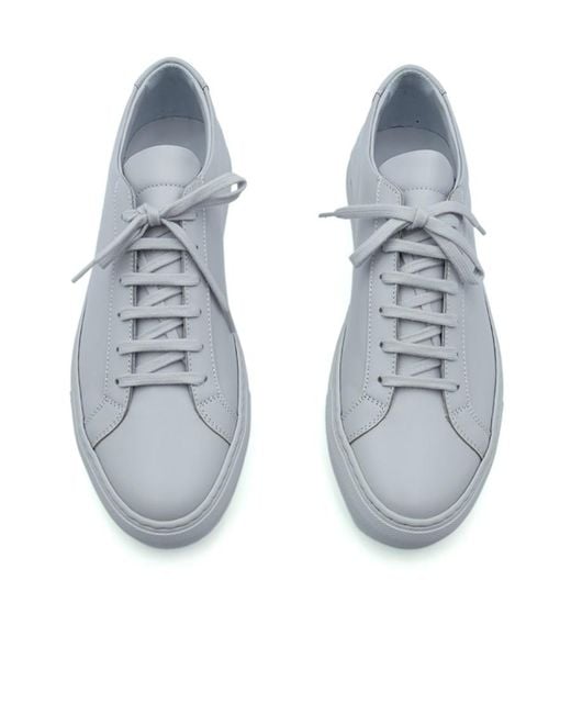 Common Projects Gray Achilles Low-Top Trainers for men