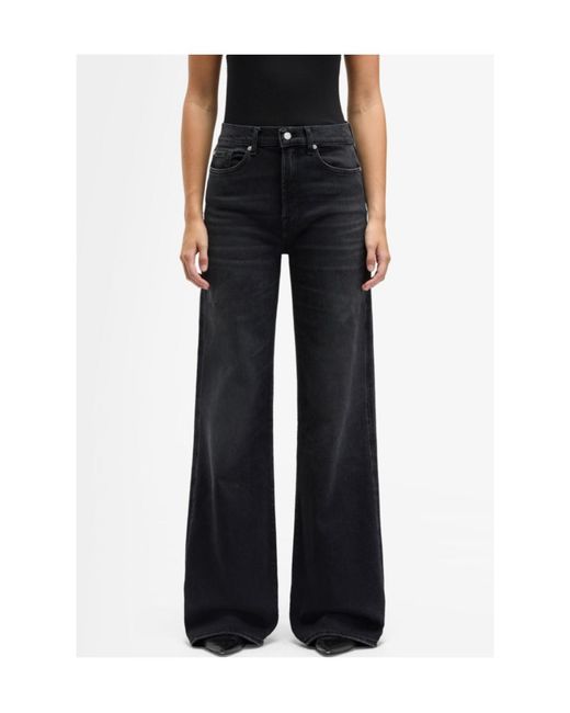 7 For All Mankind Blue Lotta Straight-Leg Jeans
