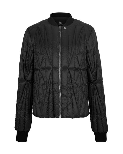 Rick Owens Black Minimalist Color-Blocked Jacket for men