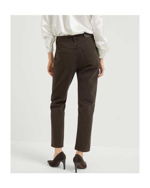 Brunello Cucinelli Multicolor Straight-Leg Trousers