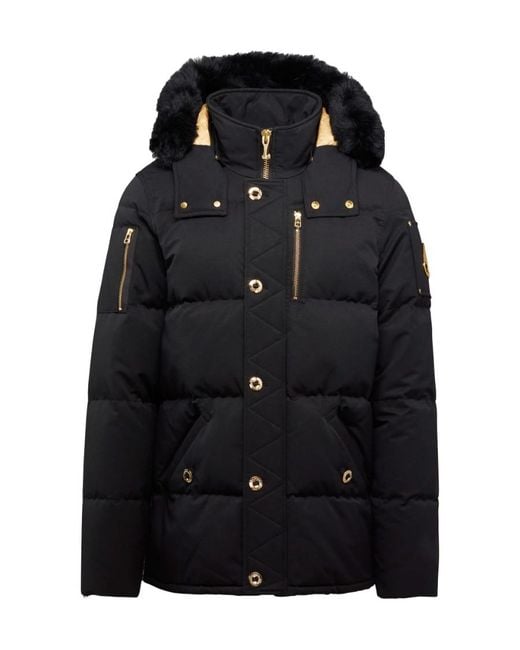 Moose Knuckles 3Q Jacket Shearling in Black for Men | Lyst