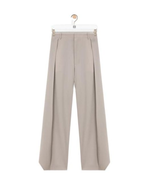 Loewe Gray Pleated Trousers