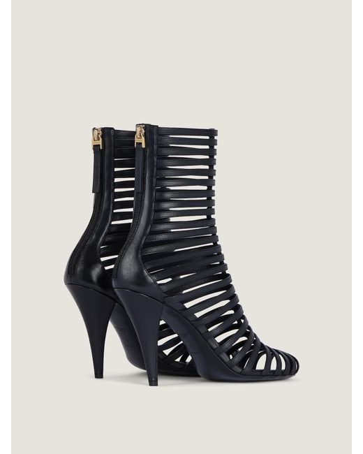 Givenchy Black Cage Ankle Boots