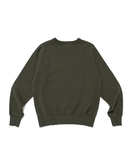 Human Made Green Long Sleeve Sweatshirt for men
