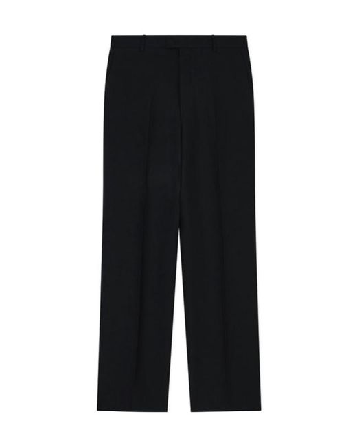 Emporio Armani Black Belt Loops For Formal Dress Pants for men