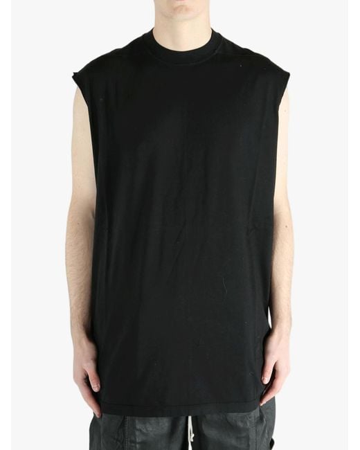 Rick Owens Black Sleeveless Top for men