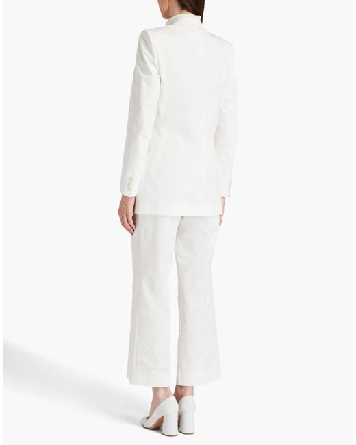Maison Margiela White Gabardine Blazer