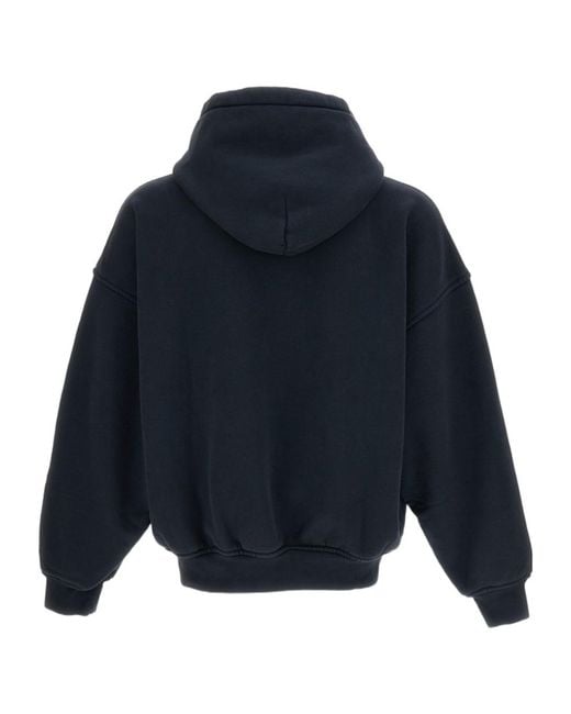 Rhude Blue Logo Printed Sweatshirt for men