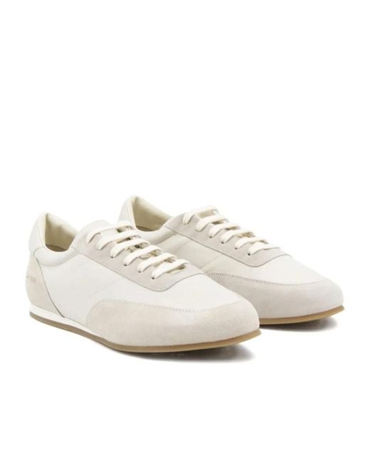 Common Projects White Leather Suede Sneakers for men