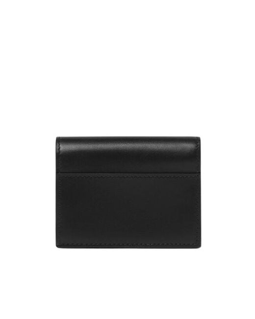 Versace Black Logo-Lettering Wallet