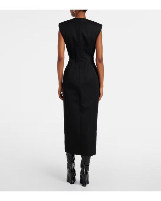Wardrobe NYC Black Round Neck Sleeveless Dress