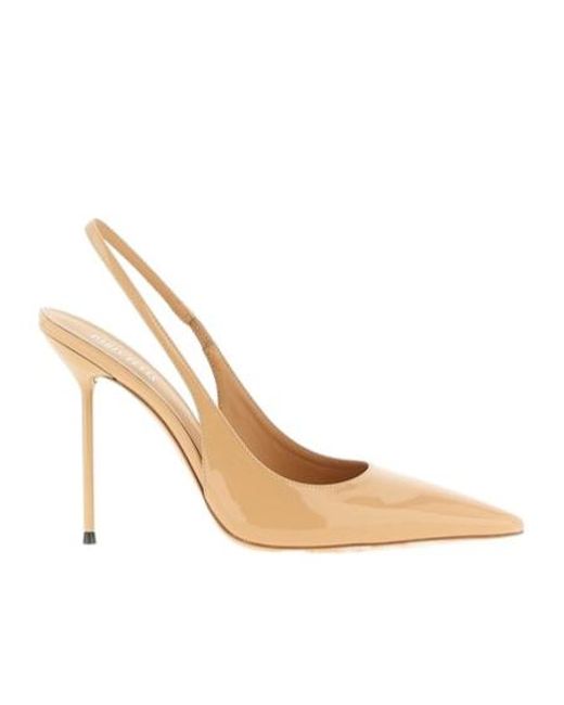 Paris Texas Metallic Lidia Slingback Pumps