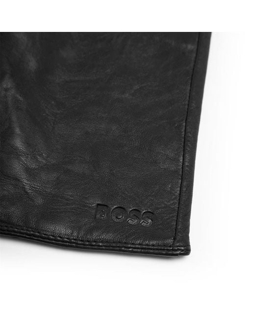 Boss Black Gioli Fleece Gloves for men