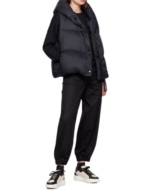 Canada Goose Black Rhoda Hooded Padded Gilet