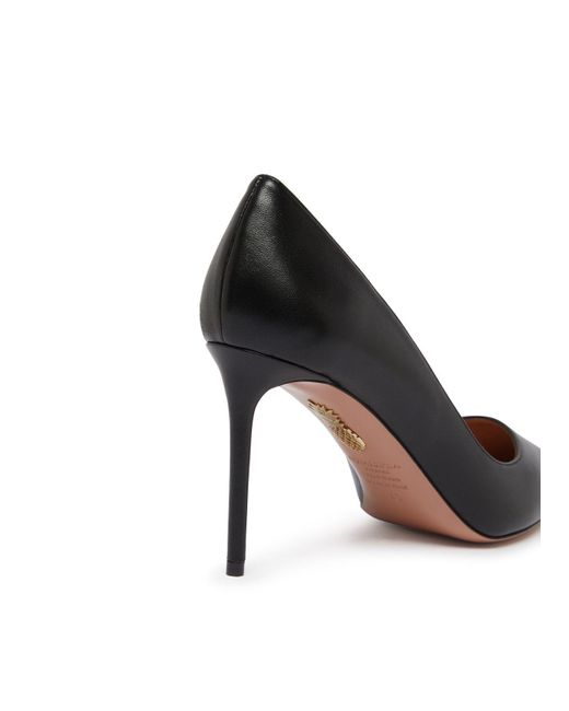Aquazzura Black Pointed Toe High Heels