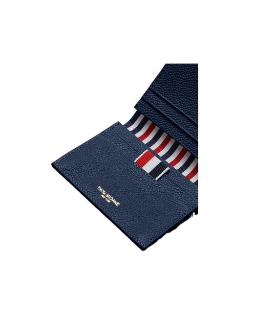 Thom Browne Blue Double Card Holder