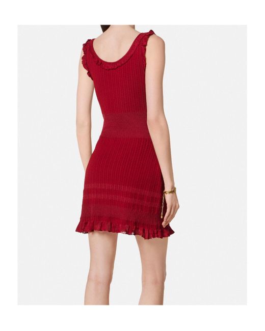 Versace Red Short Dresses