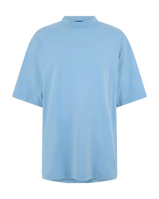 Balenciaga Blue Bal Medium Tee Sn52 for men