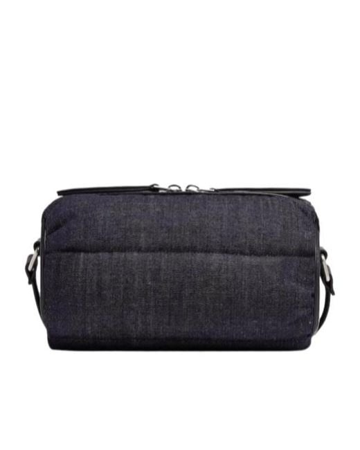 Moncler Black New Keoni Denim Cross Body Bag