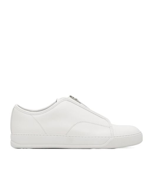 Lanvin White Dbb1 Zip Sneakers for men