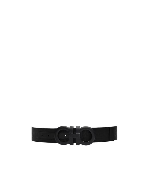 Ferragamo White Jacquard Belt for men