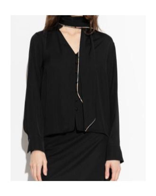 Paul Smith Black Button Top