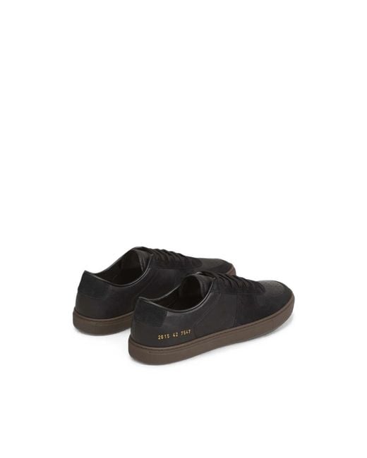 Common Projects Black Flat-Soled Sneakers for men