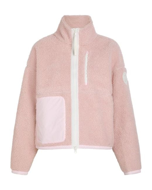 Canada Goose Pink Simcoe Fleece Jacket