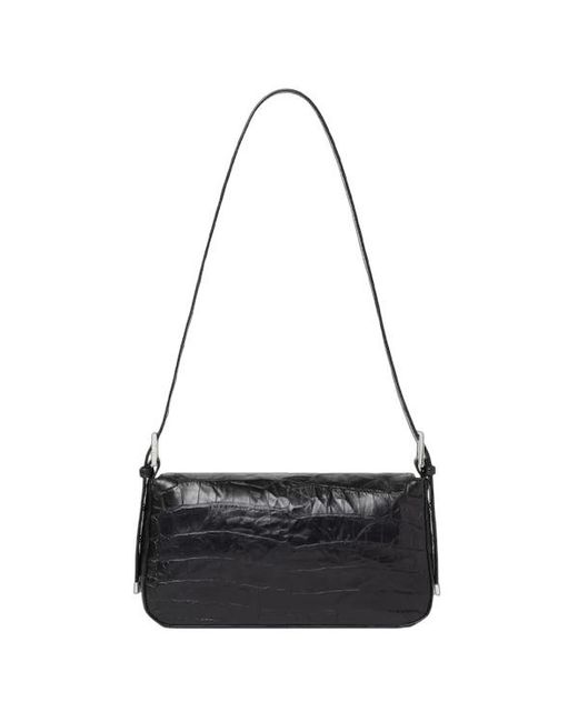 Fendi Black Baguette 26424 Shoulder Bag
