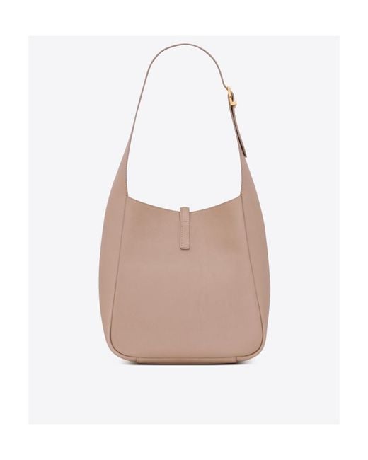 Saint Laurent White Le 5 À 7 Soft Small