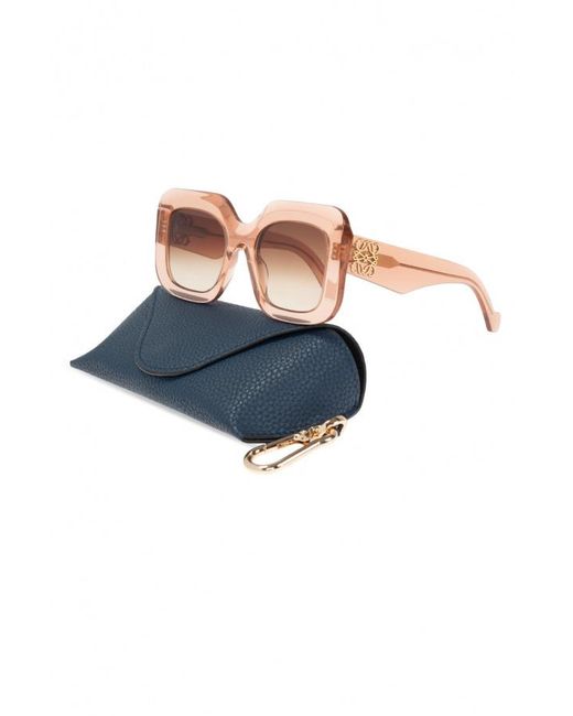 Loewe Pink Ultra-Large Square Sunglasses
